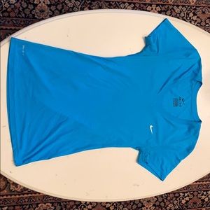 Blue Nike top